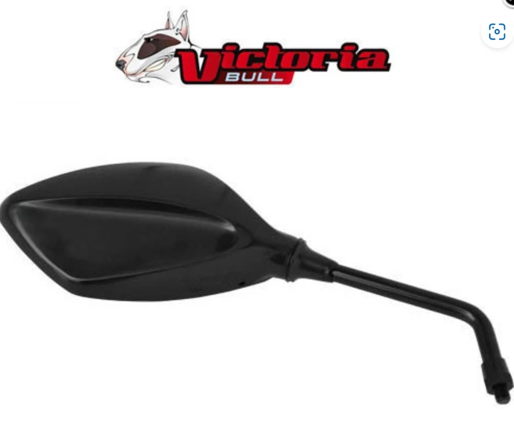 Rétroviseur EVO Victoria Bull diamètre 10mm droite noir homologué