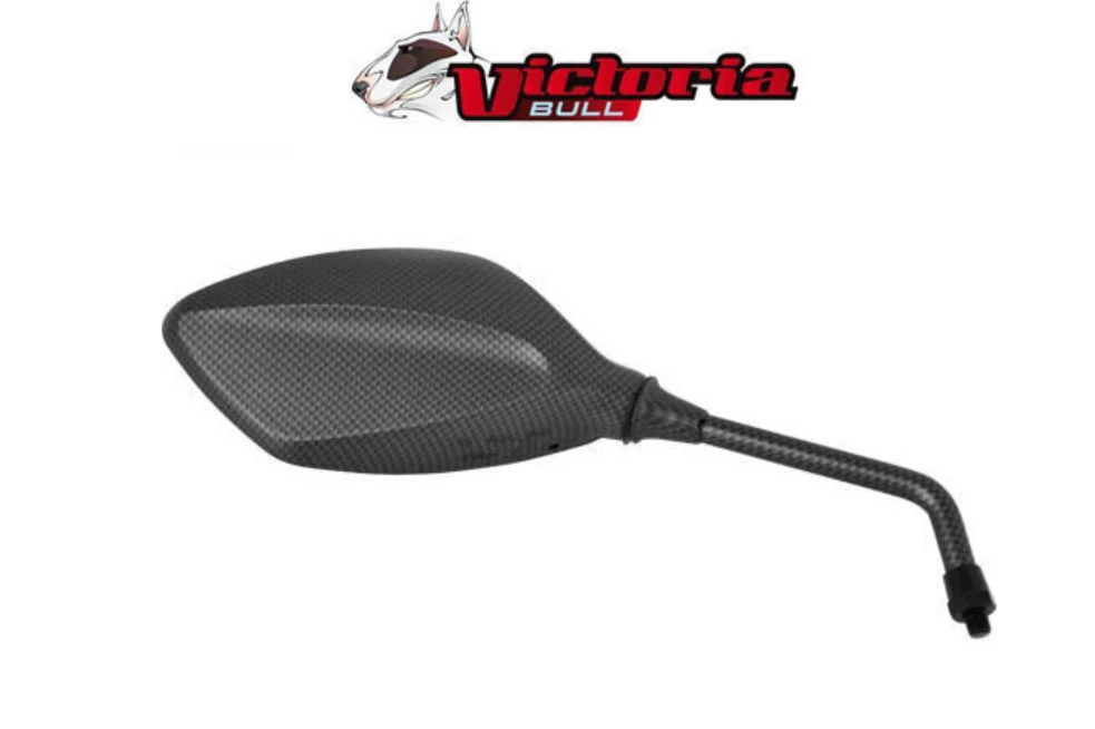 Rétroviseur EVO Victoria Bull diamètre 10mm droite carbone homologué