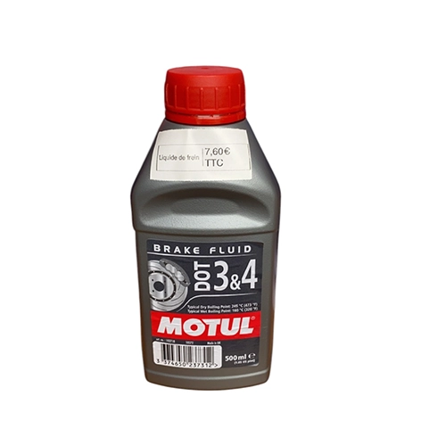 Liquide de frein DOT 3&4 Motul Brake Fluid 500ml