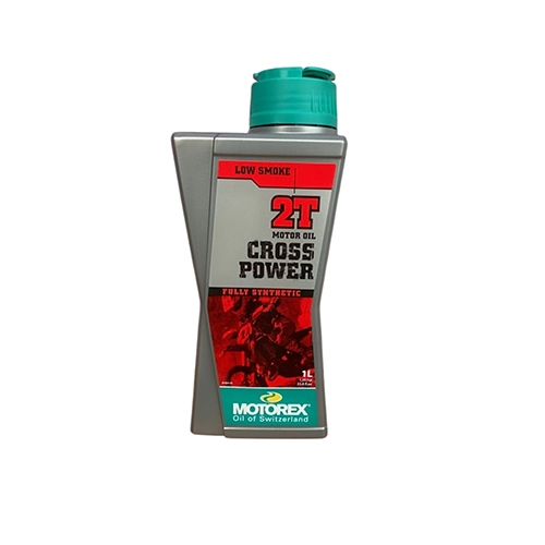 Huile moteur 2T Motorex Cross Power 100%  synthèse 1L