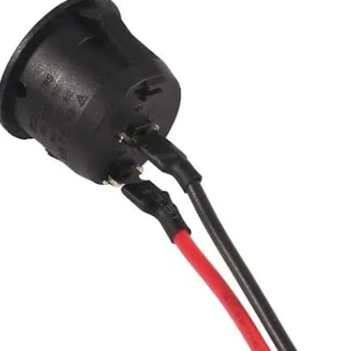 interrupteurs basculants miniatures ronds 20mm SPST 2 broches Marche/Arrêt 12V DC 120V AC 10A 6A 20A